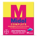Midol Complete Gelcaps 24ct: Midol Complete Menstrual Pain Relief Gelcaps with Acetaminophen for Menstrual Symptom, PMS Relief, and period Cramp Relief - 24 Count (Verpakking mei Vary)
