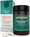 JOYMODE slaaphulpsupplement voor volwassenen (60 ct) met L Theanine, Melatonine & 125 mg Magnesium Glycinate, 500 mg Tart Cherry Extract uit CherryPURE voor slaapondersteuning