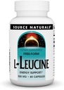 Bron Naturals L-Leucine Een vrij formulier Essentiële Aminozuur Supplement voor Energie Ondersteuning - 60 Capsules