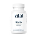 Vitale voedingsstoffen Niacin 500mg - Timed-Release Niacin Supplement voor mannen en vrouwen - Vitamine B3 Ondersteunt de gezondheid van het hart en eiwit en vet Metabolisme - Gluten, zuivel, sojavrij - niet-GMO - 90 tabletten