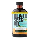 Black Seed Oil 8 Oz - Premium Nigella Sativa Cold-Pressed Turkse zwarte komijnolie - Hoge sterkte 3X Thymochinon - Natuurlijke ondersteuning - Super Food