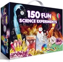 UNGLINGA 150 Experimenten Science Kits voor kinderen Jongens Meisjes, S.T.E.M Kit Speelgoed Gifts Ideeën Verjaardag Kerstmis, Chemie Break Geodes, Vulkaan, Natuurkunde educatieve activiteiten Project