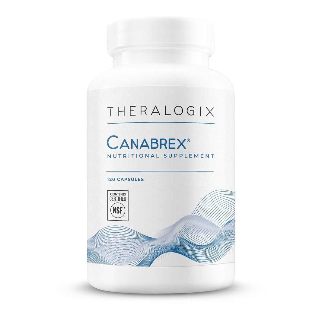 Theralogix Canabrex Palmitoylethanolamide (Pea) Supplement - 60-daagse levering - gezamenlijke gezondheidssupplement voor vrouwen en mannen - slaap- en immuunondersteuningssupplement - NSF-gecertificeerd - 120 capsules
