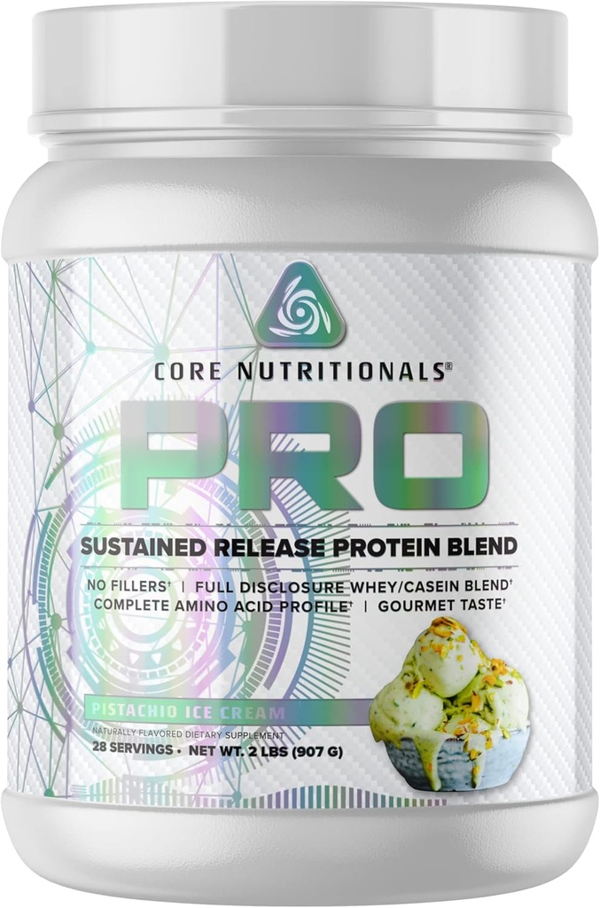 Core Nutritionals Pro Sustained Release Proteïne Blend 27 porties (Pistachio Ice Cream)