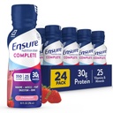 Zorg voor VOLLE Voeding Schudden met 30g eiwit, Immune Health Nutriënten, Chocolade en aardbeien smaken, Packs van 24 (10 fl oz)