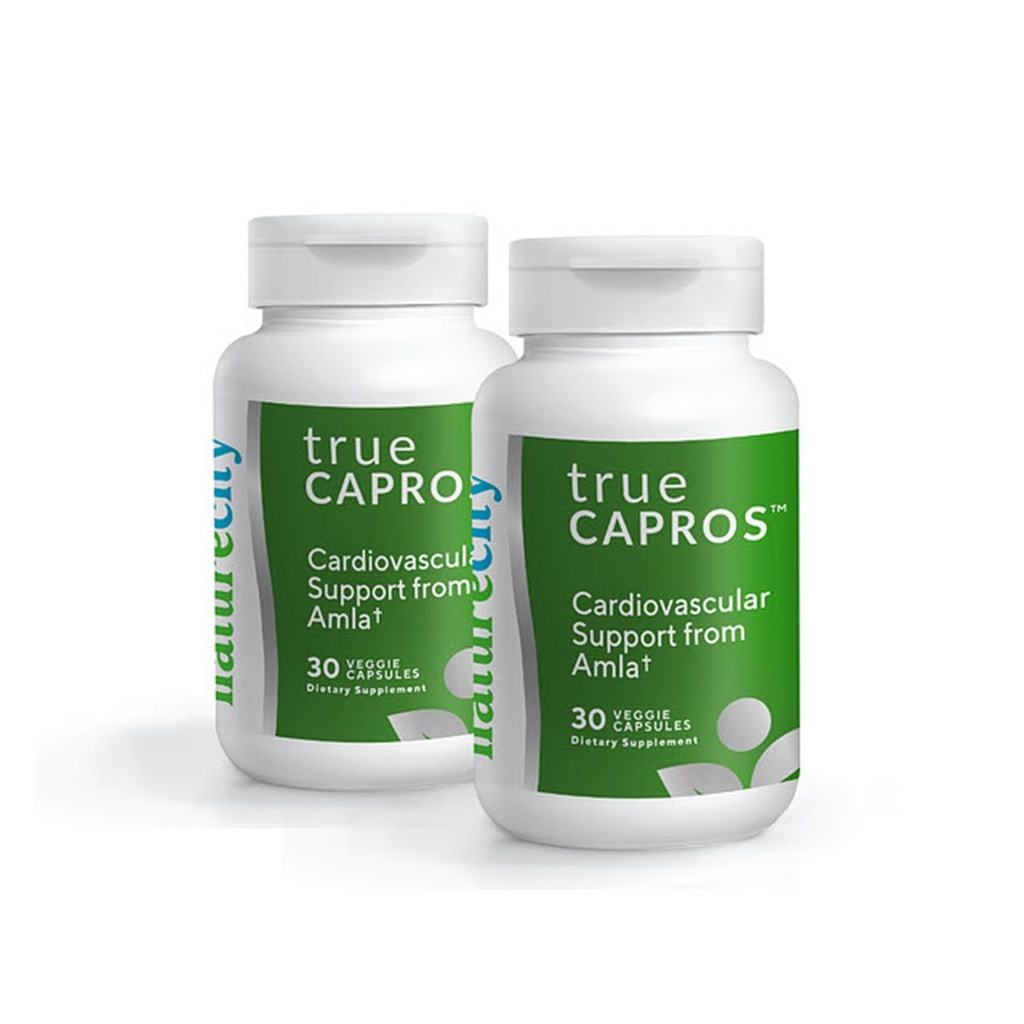 NatureCity True-Capros Amla Fruit Extract Supplement Polyfenol Antioxidant Power Ondersteunt Cardiovasculair Hart Gezondheid (60 Veggie Capsules) Non-GMO Vegan Friendly en Sojavrij