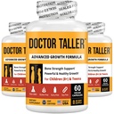 NuBest Doctor Taller - Hoogte Groei Formule - Ondersteunt Hoogte Groei en Immuniteit - Keto met Calcium, Vitamine D3, Vitamine K2, Aminozuren & Herbs voor kinderen (8+) - 3 Pack 