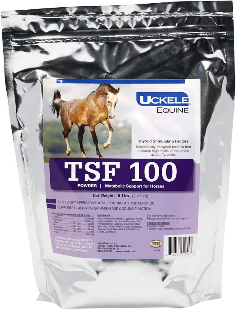 Uckele Equine TSF 100 Metabole ondersteuning poeder, 5 pond zak