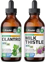 BIO KRAUTER Cilantro Tinctuur 4 Fl. Oz. & Milk Thistle Tinctuur 4 Fl. Oz.