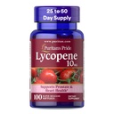 Puritan's Pride Premium Lycopeen 10mg, Dieetsupplement voor Prostaat, Antioxidant, Hartgezondheid en algemene gezondheidsondersteuning, 100 Rapid Release Softgels