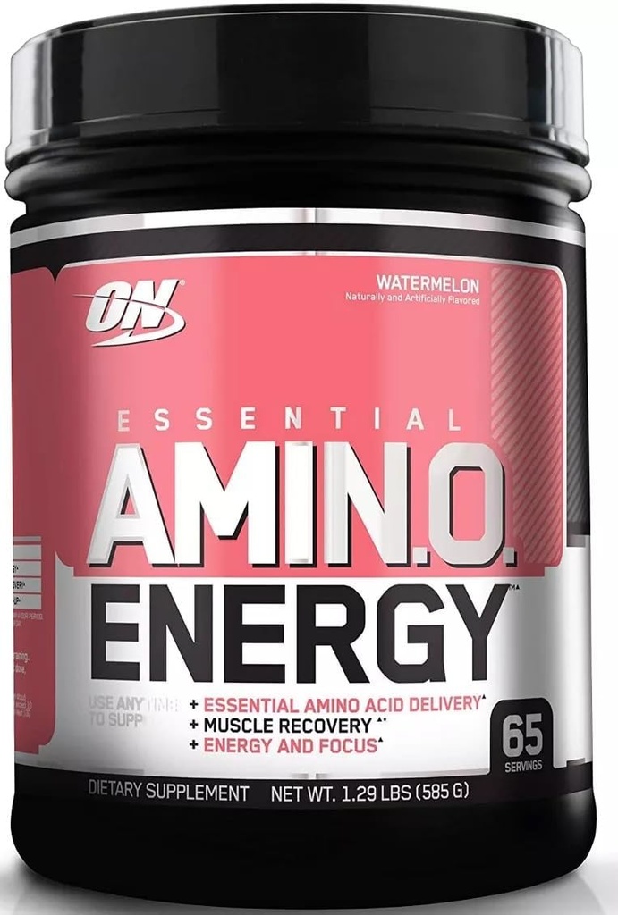 Optimale voeding Essentiële Amino energie met groene thee en groene koffie Extract, smaak: Watermeloen, 65 porties