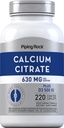Piping Rock Calcium citraat met vitamine D3 