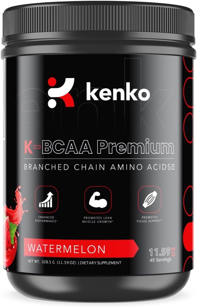 Kenko Essentials K-BCAA Premium, Branched-Chain Aminozuren (Watermeloen)