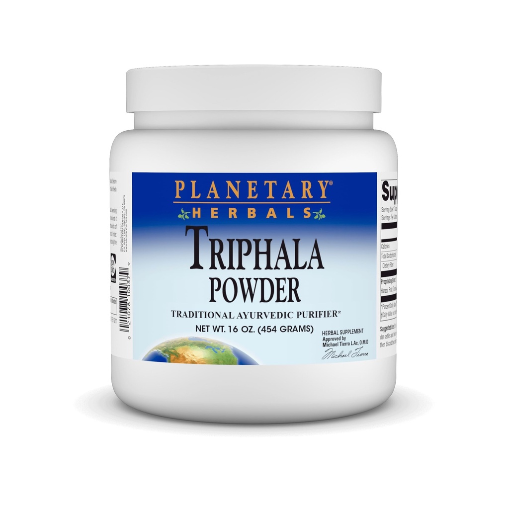 Planetaire kruiden: Triphala 16 oz. Poeder