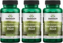 Swanson Sarsaparilla Root-Traditional Herbal Supplement Promoting Skin Health, Urinary Tract & Kidney Support-Natural Formula Supporting Overall Health & Wellness-(60 Capsules, 450mg Each) 3 Pack