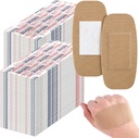 Sinmoe 600 Stuks Grote Bandages Bulk Big Flexibele Kleefstof Wondverzorging Bandages for Care and Protect Wounds, 2 x 4 Inch