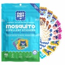NATPAT Buzz Patch Mosquito Patch Stickers voor kinderen - Plant Based Ingrediënten, Niet-Toxic - De originele Alle Natuurlijke Citronella essentiële olie Insect Patch, DEET gratis, voor peuters, kinderen (60 Pack)