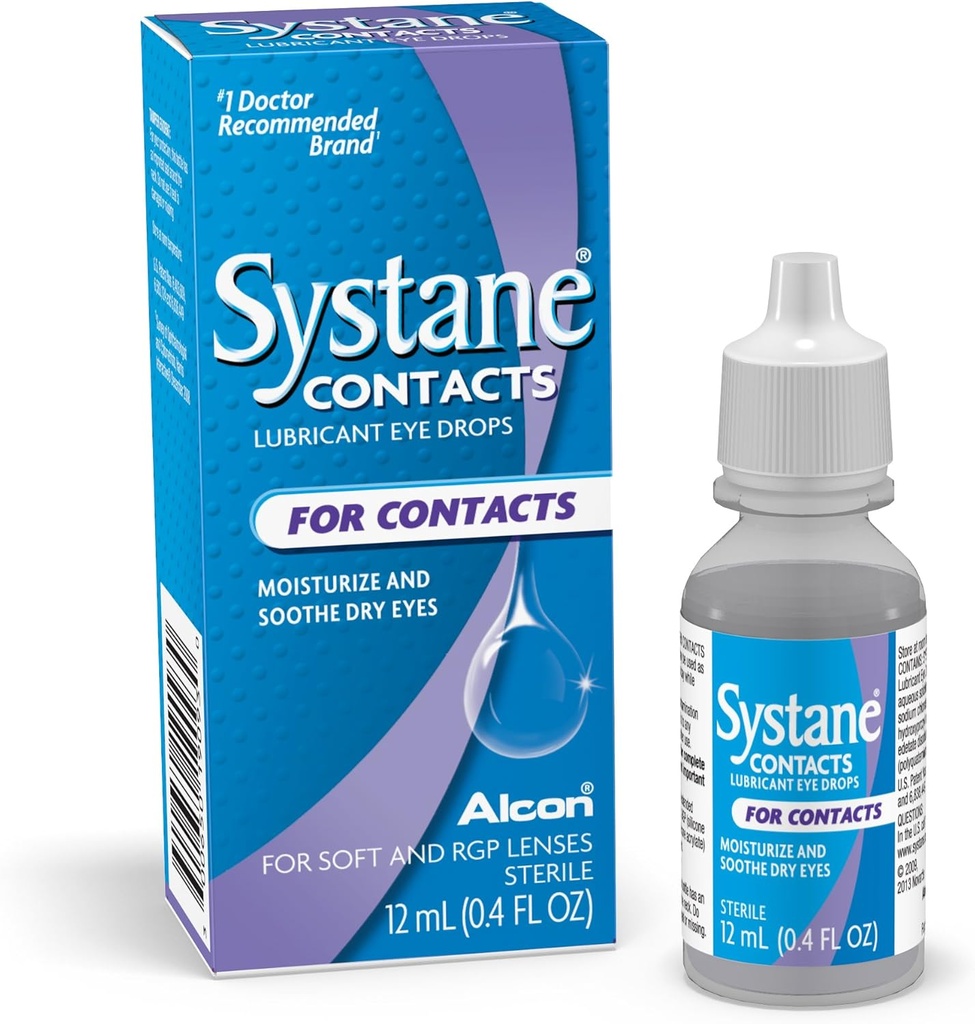 Systane Contacten Verzachtende druppels-0,405 oz, 12ml