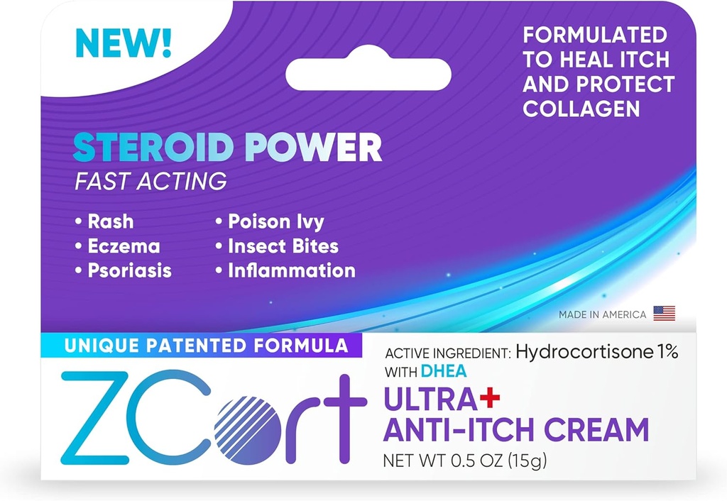 Ultra+ Gepatenteerde anti-Itch crème met DHEA