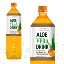 Nature's Goodness Aloë Vera Drink met Pulp Mango smaak - 50.7 Fl Oz (1.5 L) - Verfrissende Drank met Real Aloë Vera sap