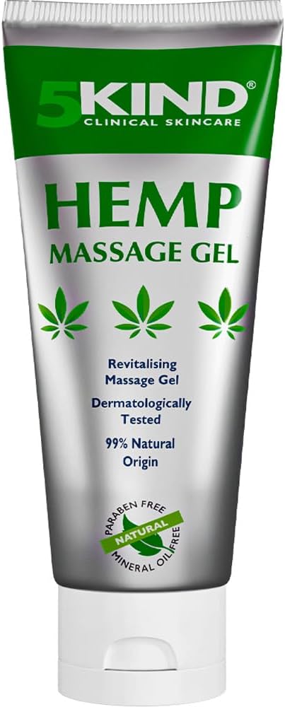5kind Hemp Active Gel 3.4 fl oz- Hemp Cream Maximale sterkte - Natuurlijke verzachtende verlichting Gel - Spier Rub voor onderrug, gewrichten, nek, knieën en schouders - Maximale sterkte Hemp Cream