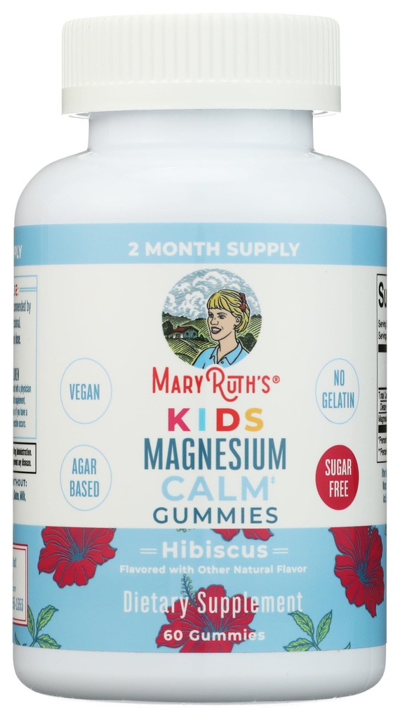 Kids Magnesium Citrate Gummies by MaryRuth's 2 Month Supply 