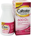 Caltrate 600+D Calciumsupplement, 60 ct