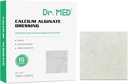 Dr. Med Calcium Alginate Wond Dressing 4"x4," 10 individuele verpakking Hoge absorptie Dressing Gauze, Non-Stick Pads, Zachte en comfortabele Patch voor Wondverzorging, Snellere genezing