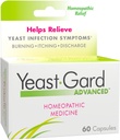 YeastGard Advanced Homeopathische Remedy Capsules - 60 telling Fles