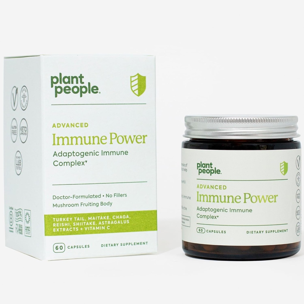 Planten - Immuunkracht Geavanceerde Immuunondersteuning met onkruid, Astragalus, Herbal, en vitamine C 