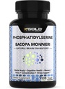 FosfatidylSerine & Bacopa Monnieri 800 mg 2 in 1 Supplement - Natural Brain Enhancer/Nootropic for Enhanced Focus and Concentration, Memory Support, & Cognitive Function - 120 Vegetarische Capsules