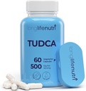 TUDCA - Taurourso deoxycholzuur Bile Salt, 500mg per portie & 60 Vegetarische Capsules, Geformuleerd voor leverwellness, Natuurlijke Ingrediënten, 30-dagen Supply, Made in USA