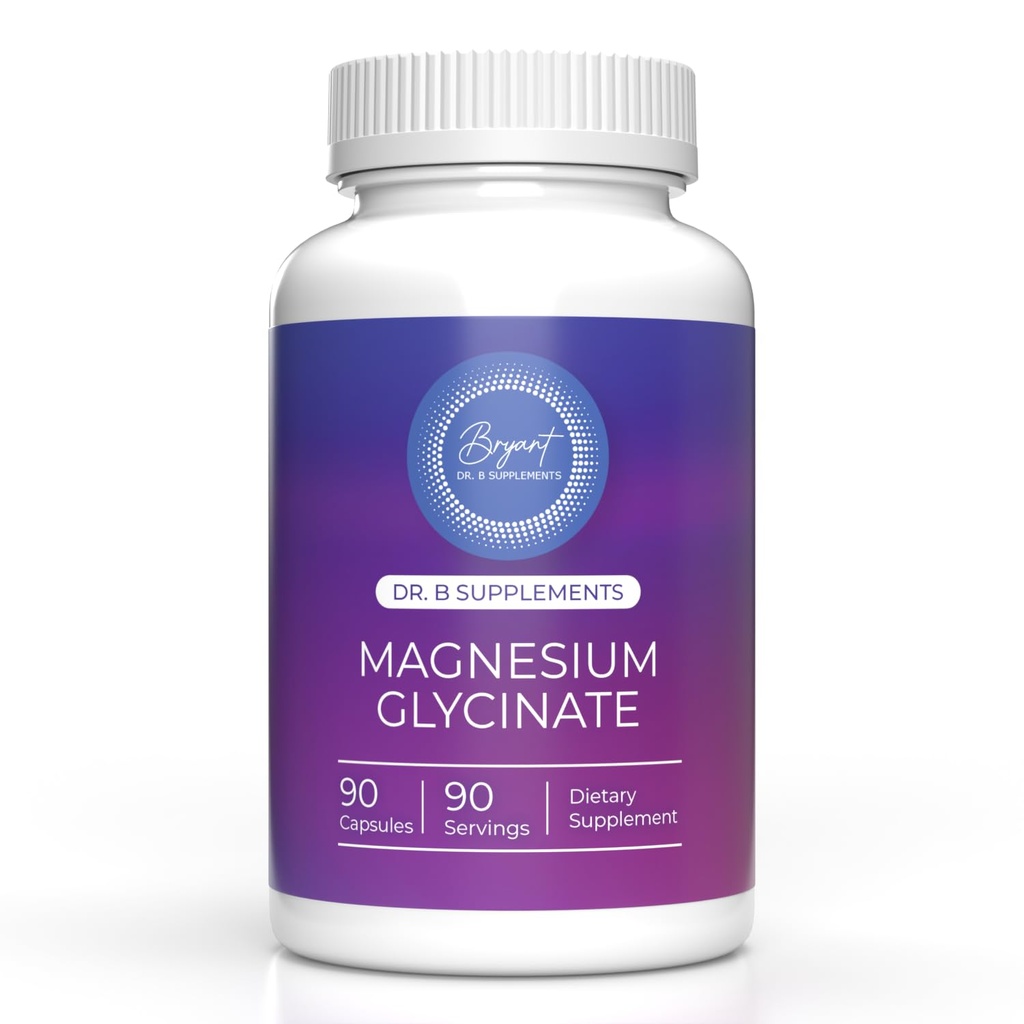 Encapsulation Magnesium (Glycinate) 120 mg - Supplement to Support Stress Relief, Sleep, Heart Health, Nerves, Muscles, and Metabolisme* - Highly Absorbable Magnesium Glycinate - 90 Capsules