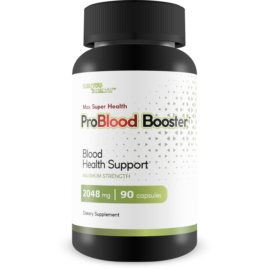 Max Super Health Pro Blood Booster - Blood Health Support Supplement - Promote Balanced Blood Health & Blood Flow - Aid Circulatory Health - Ondersteuning gezonde Blood Vessel & Cardiovasculaire functie