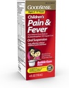 GoodSense Children's Pain Reliever Liquid, Bubble Gum Flavor, Acetaminophen 160 mg/5 ml, Effective Pain Relief / Fever Reducer voor kinderen leeftijden 2-11, 4 Oz
