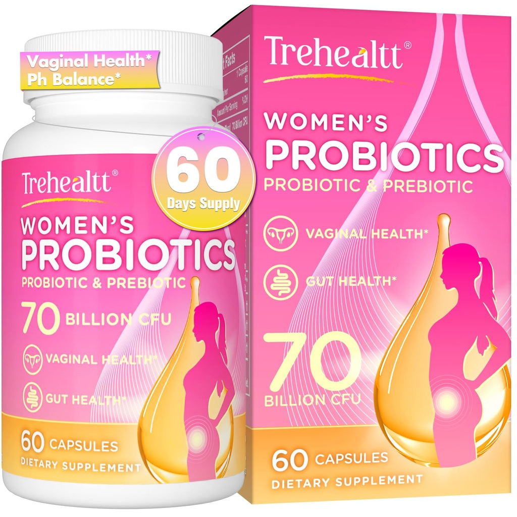70 miljard CFU Vaginale Probiotica, PH Balans met Probiotica & Prebiotica & D-Mannose, Vrouwen Probiotica voor Odor & Flora, Gist, vag, Urinaire Gezondheid, GGO-vrije, 60 dagen aanbod