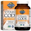 Garden of Life Vitamine Code Raw Vitamin C - 60 Capsules, 500mg Whole Food Vitamin C Capsules + Fruit & Veggie Blend & Probiotica, Supplementen voor Volwassenen, Veganistisch, Glutenvrij