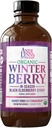 Andi Lynn's Winterberry Black Elderberry Syrup - Inclusief zwarte vlierbessen, kaneel, gember, honing en citroen - Immune Support for Whole Family - Organic & Great Proasting Syrup 4oz