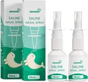 GROWNSY Baby Saline Neusspray, 2 PCS Natuurlijke Neusspray met Xylitol, Niet-alcoholische, Instant Relief of Neuscongestie en Dagelijkse Verzorging