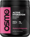 Osmo Active Hydration Electrolyte Powder (20 Servings) - Inclusief natrium, magnesium, Kalium, Carbs & Vitaminen, Cane Sugar - Alle natuurlijke, 3X snellere hydratatie, Boosts Power & Endurance, Blueberry