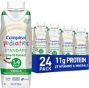 Compleat Pediatric Standard 1.4ml, Plant Based Nutritionally Complete Shake, Tube Feeding Formula, Vanille smaak, 24 Pack