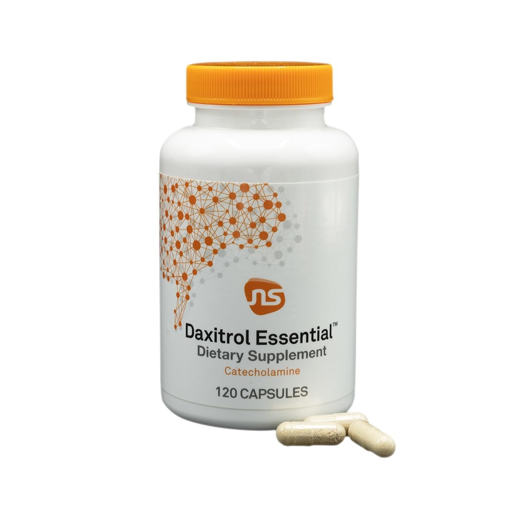 NeuroScience Dieetsupplementen voor vrouwen en mannen met 5 HTP, Huperzine A, Green Tea Extract & More - Daxitrol Essential - Help Gevoelens van Zachtheid en Beheren Cravings (120 Capsules)