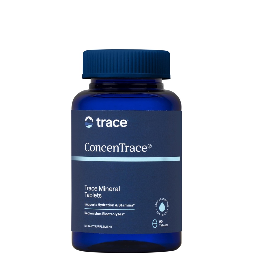 Trace Minerals ConcenTrace Trace Minerals Tablets - Daily Supplement for All Wellness - Natural Energy, Bone Strength, Healthy Connective Tissue & Immuun System Support - 90 Count (30 Servings)