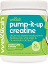 Wellah Creatine for Women (50 Servings, Coconut Lime) - Creatine Monohydraat met Dandelion & Cranberry Extract