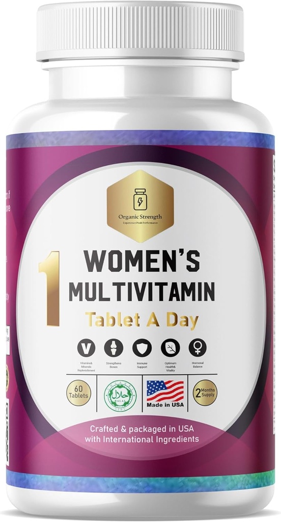EXPERIence PEAK PERFORMANCE Vitamins voor vrouwen en Ijzer. Vrouwelijke vitamines voor energie. Vrouwen dagelijks vitamines multivitamine 1 tablet per dag, 2 maanden voorraad.