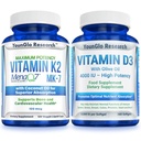 Vitamine D3 4000 IE & Vitamine K2 MK7 100 mcg Supplementen