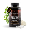 BUCKLEBURY Hersen- en Geheugensupplementen met Bacopa & Alpha GPC - Nootrope Hersencapsules voor cognitieve ondersteuning, focus & geestelijke helderheid - Geheugen- en Focuspillen voor vrouwen & mannen - Vegan 60 capsules