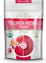 Nature's Goodness Super Reds Powder with Beet Root, Wortel, Granaatappel en Watermeloen - Antioxidant Rich Superfood for Energy, Heart Health en Detox 16 Servers (8 oz)