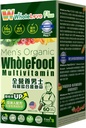 NOTO WholeLove Plus Heren Organic WholeFood Multivitamine, Gezondheidssupplementen voor Immune Ondersteuning, Vitamine Vegan vriendelijk, 60 tabellen