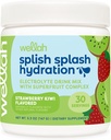 Wellah Splish Splash Hydration Electrolyte Drink Mix (Strawberry Kiwi Flavored, 30 porties)